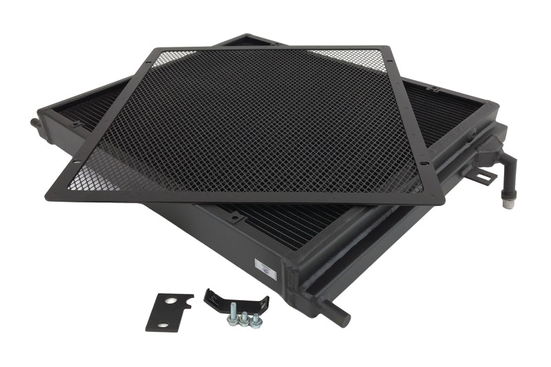 CSF 8131B Heat Exchanger w/Rock Guard - Black for BMW B58