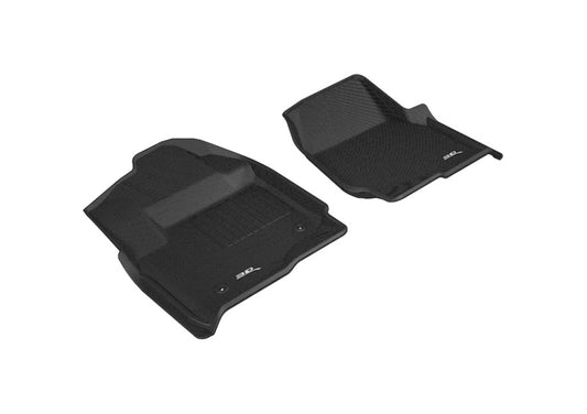 3D MAXpider Kagu Front Floor Mats for 2017-2019 Ford F-250/F-350/F-450