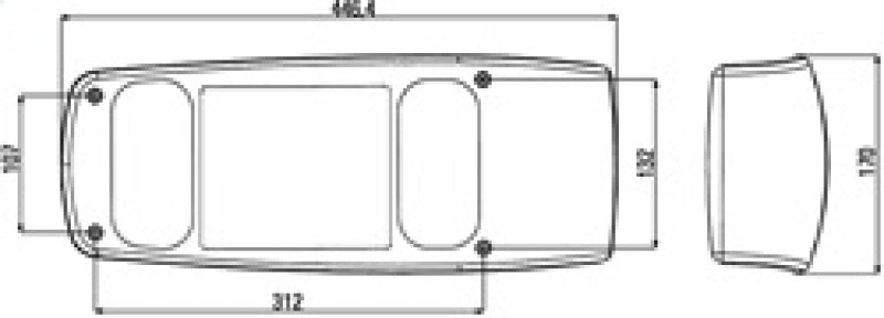 HELLA 007502217 Caraluna I Multifunction Rear Combination Lamp 12V