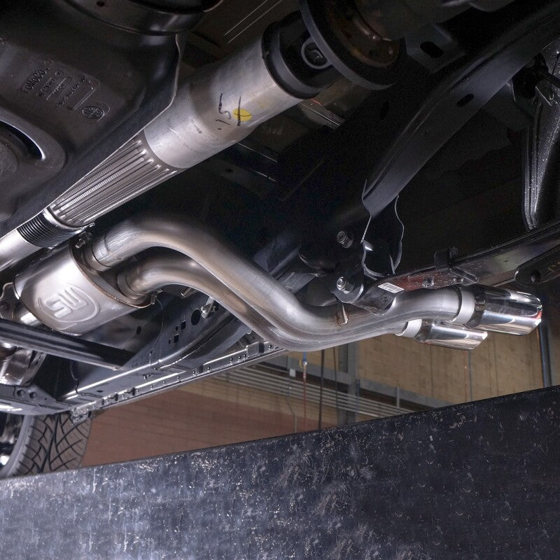Stainless Works for 2015-2020 Ford F-150 5.0L Lightning Exit Catback with 4in Tips