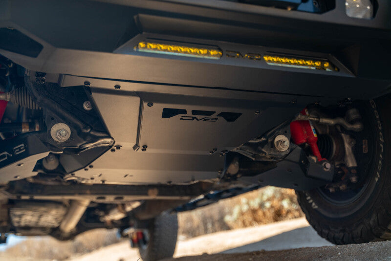 DV8 24-25 Toyota Tacoma & Land Cruiser Rear Belly Skid Plate - #SPTT1-09