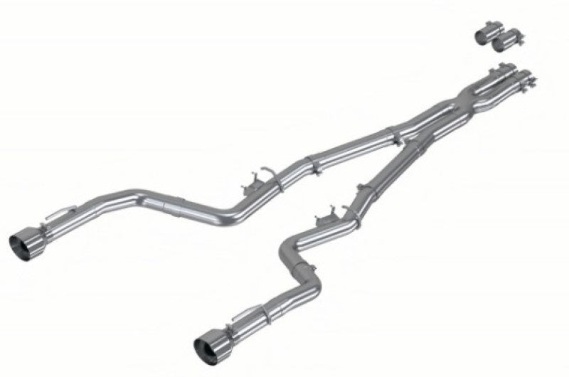 MBRP S7118AL Armor Lite Cat-Back Exhaust - Dual Rear Exit | 2017-2023 Dodge Charger 5.7L/6.2L/6.4L HEMI