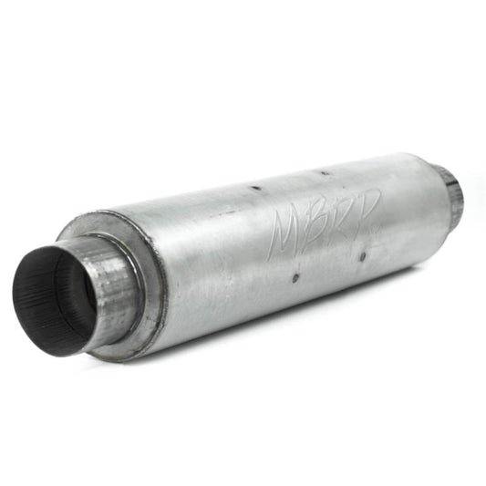 MBRP M1004A Universal Quiet Tone Muffler 4in Inlet/Outlet 24in Body 6in Dia 30in Overall Aluminum - #M1004A