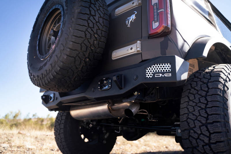 DV8 Offroad 21-22 Ford Bronco MTO Series Rear Bumper - #RBBR-01