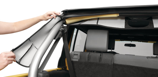 Bestop 07-18 Jeep Wrangler JK 4-Door Sport Bar Cover (Black Diamond)