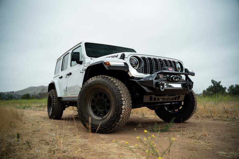 DV8 Offroad 07-23 Jeep Wrangler JK/JL & Gladiator JT FS-1 Series Stubby Front Bumper - #FBJL-11