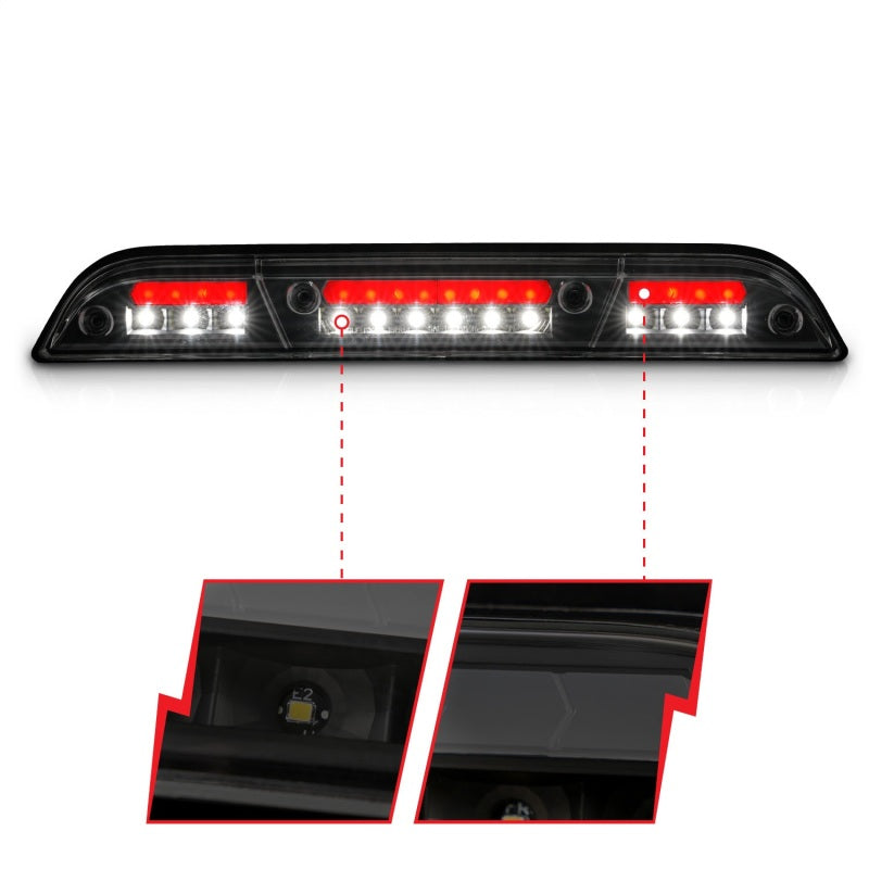 ANZO 15-23 Ford F-150 - F-450 LED Third Brake Light - Black Housing/Smoke Lens
