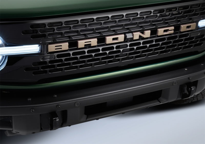 Ford Racing for 2021-2026 Bronco Grille Lettering Overlay Kit - Bronze