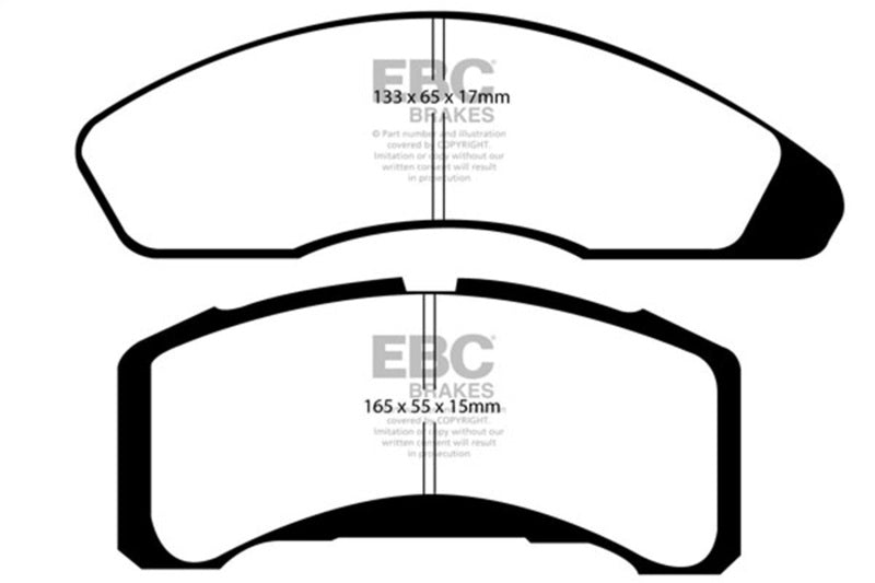 EBC 78-83 Ford Fairmont 2.3 Greenstuff Front Brake Pads DP21151