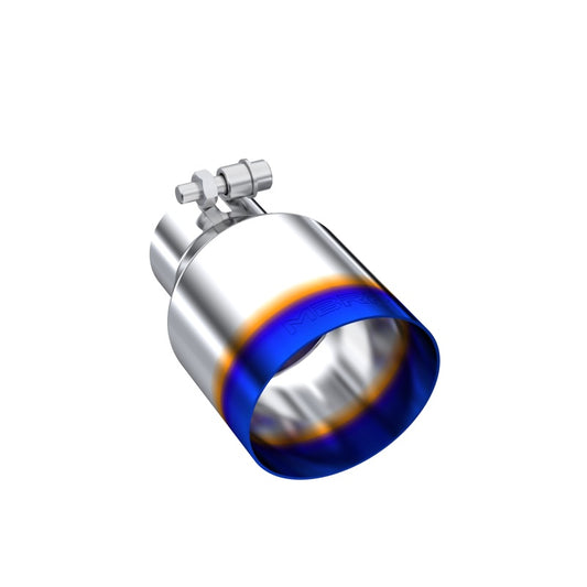 MBRP Burnt End Tip 2.5 ID 4 ID Out 6.5 length Single-Wall Angle Cut T304