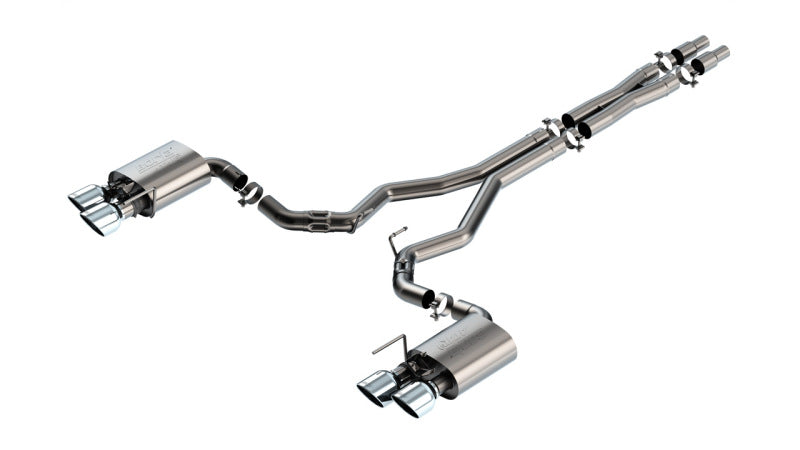 Borla 140965 Cat-Back Exhaust System ATAK for 2024-2026 Ford Mustang Dark Horse (5.0L V8, with Active Exhaust)