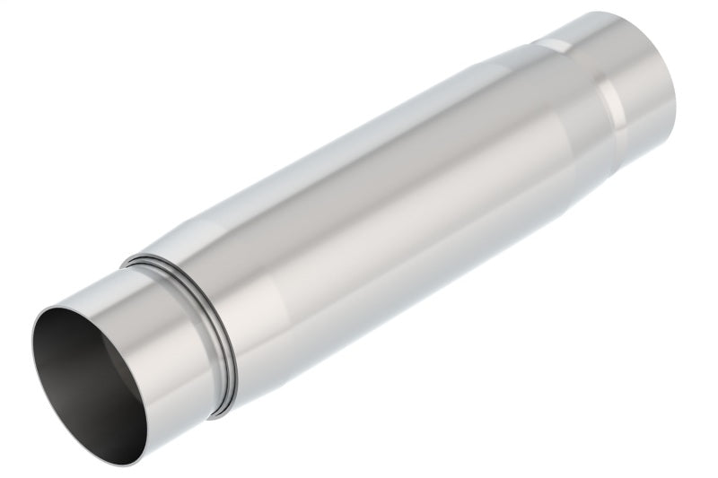 Borla 400939 CrateMuffler Resonator Option 3in Center/Center 3.5in Round x 10in - Null Sound Center/Center - #400939