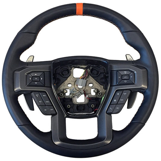 Ford Racing for 2015-2017 F-150 Raptor Performance Steering Wheel Kit - Orange Sightline