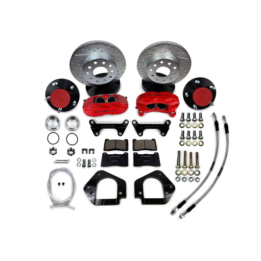 Baer Brakes 64-72 Buick Skylark 11in SS4 Alum Hub Front SDZ Brake Kit - Silver