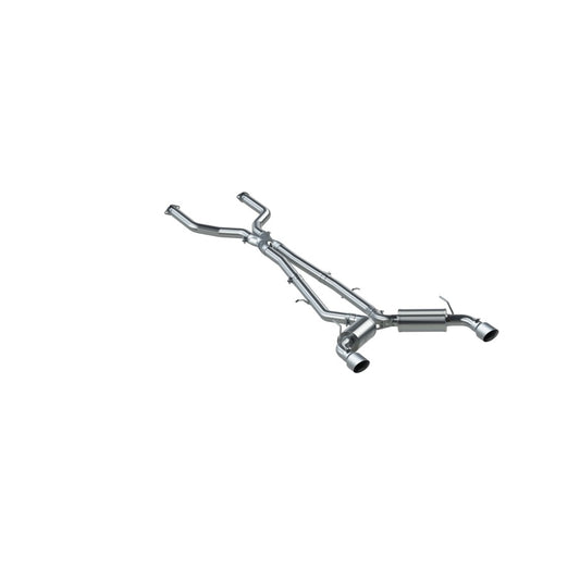 MBRP S4400304 16-22 Infiniti Q50 3.0L FWD/AWD 3in Cat Back w/ 4.5in OD Tips - T304 - #S4400304
