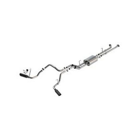 Borla 141021BC 07-08 Toyota Tundra 5.7L S-Type Cat-Back Exhaust - 4in Black Chrome Tips - #141021BC