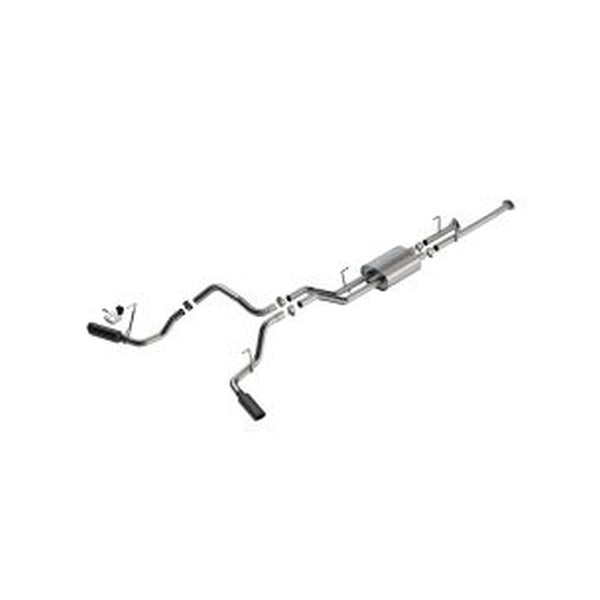 Borla 141024BC 09-21 Toyota Tundra 5.7L ATAK Cat-Back Exhaust - 4in Black Chrome Tips - #141024BC