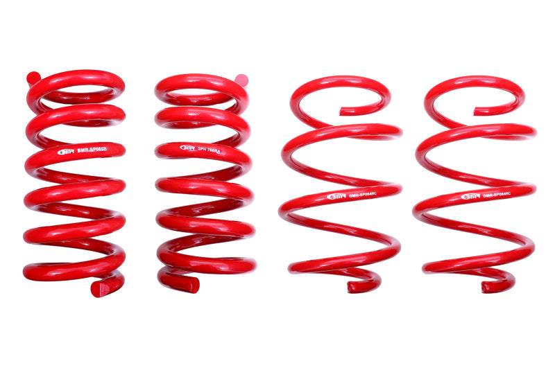 BMR 2015-2026 S550 Mustang Lowering Spring Kit (Set Of 4) - Red