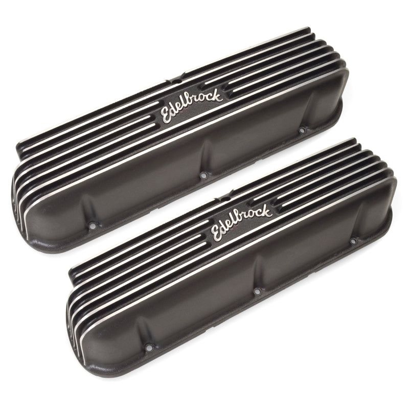 Edelbrock 41603 Valve Cover Classic Series Ford 1962-1995 221 351W V8 Black