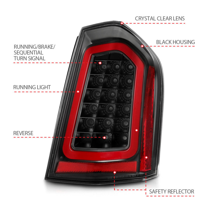 ANZO 2011-2014 Chrysler 300 LED Taillights