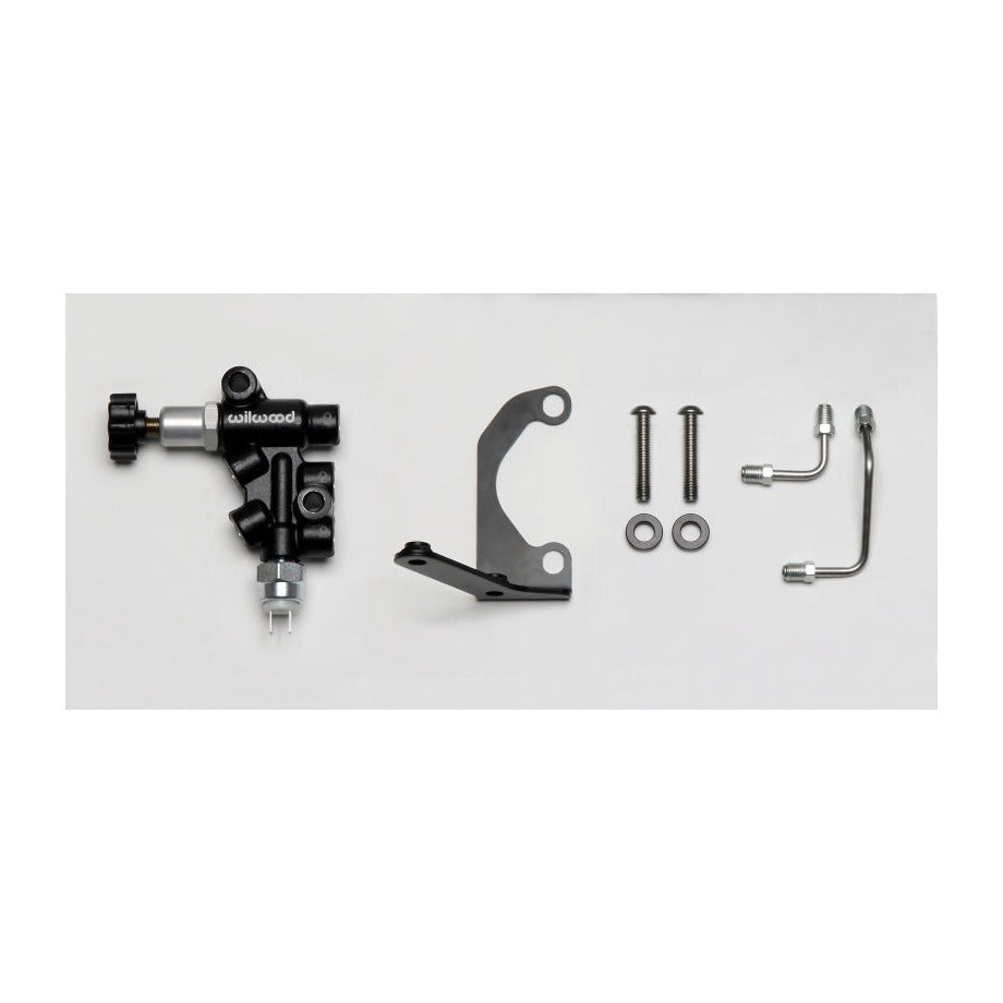 Wilwood Tandem Master Cylinder Mounting Bracket L/H Kit w/ Prop Valve - #260-13190