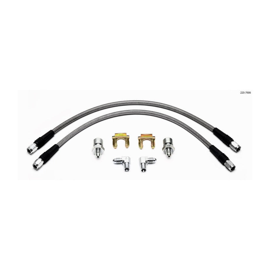 Wilwood Flexline Kit 55-57 Chevy w/ Forged Dynalite Front Caliper - #220-7699