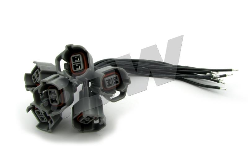 DeatschWerks 93-98 Toyota Supra TT 2200cc Injectors for Top Feed Conversion 14mm O-Ring (set of 6)