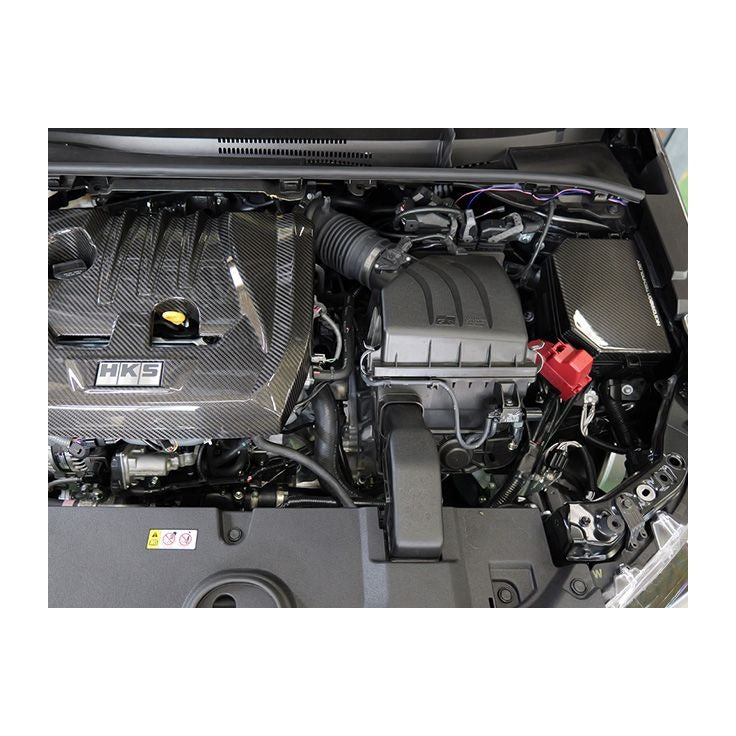 HKS 2023-2025 Toyota GR Corolla Dry Carbon Fuse Box Cover
