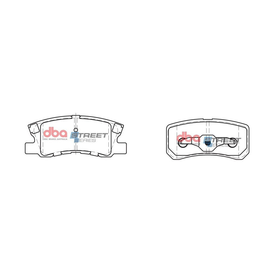 DBA 11-14 Chrysler 200 (302mm Rear Rotor) Street Series Rear Brake Pads