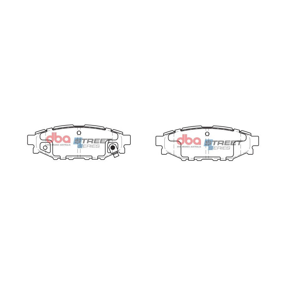 DBA 13-16 Scion FR-S (Solid Rear Rotor) Street Series Rear Brake Pads