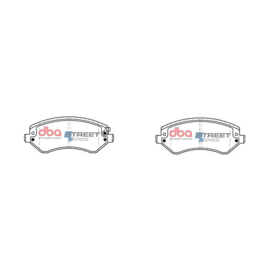 DBA 01-07 Chrysler Town & Country Street Series Front Brake Pads