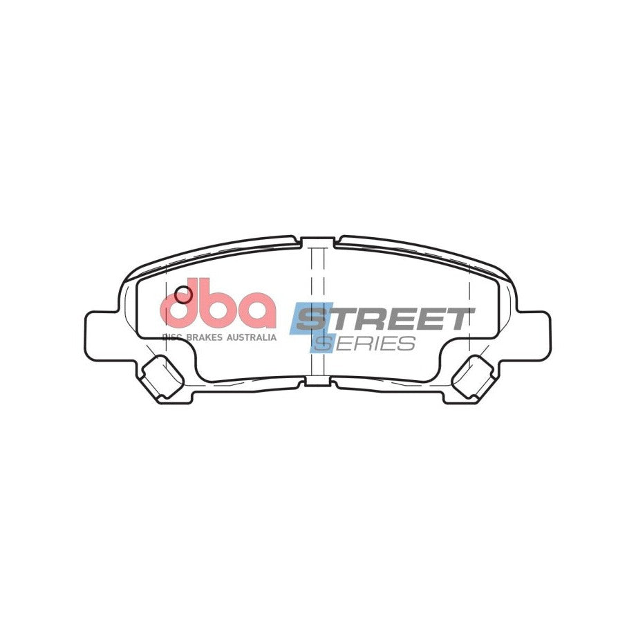 DBA 08-13 Toyota Highlander Street Series Rear Brake Pads