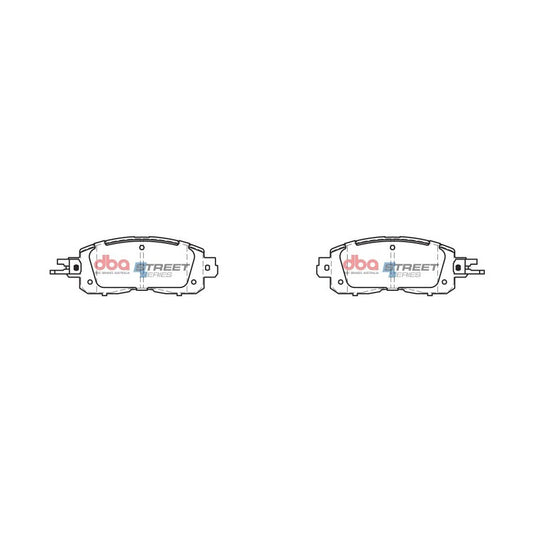 DBA 13-19 Nissan Altima (Excl Sport) Street Series Front Brake Pads