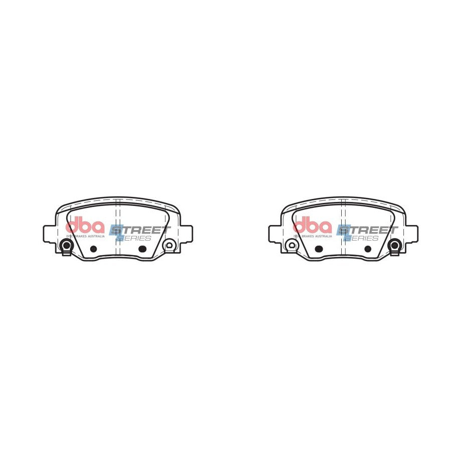 DBA 2021 Jeep Cherokee Street Series Rear Brake Pads