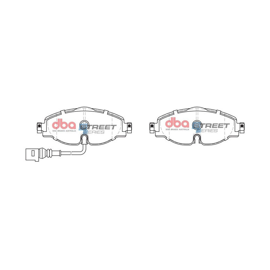 DBA 14-20 Volkswagen GTI Mk7 (w/Perf Pkg 340mm Front Rotor) Street Series Front Brake Pads
