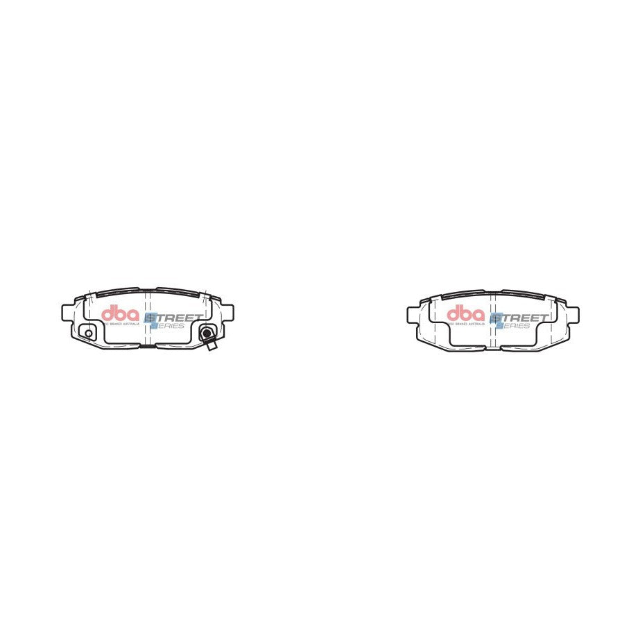 DBA 13-23 Subaru BRZ (w/o Brembo Brakes) Rear Street Series Brake Pads