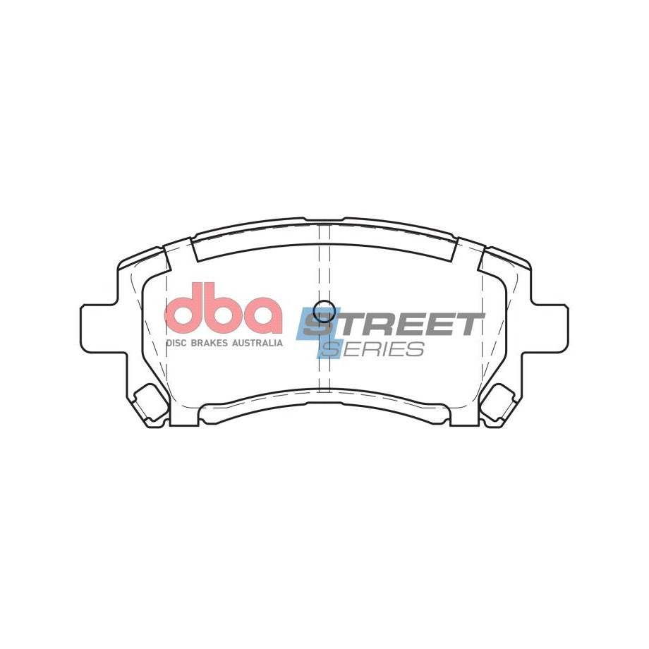 DBA 98-02 Subaru Forester Front Street Series Brake Pads