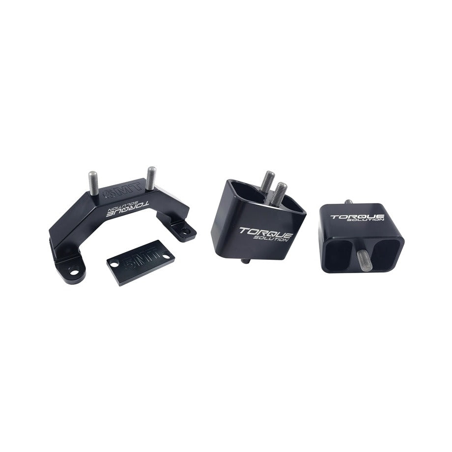 Torque Solution Solid Billet Aluminum Engine & Transmission Mounts 02-14 Subaru WRX / 04-17 STi