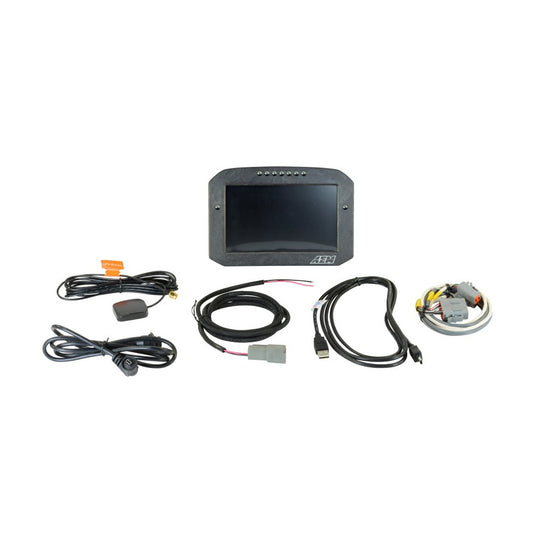 AEM CD-7LG Carbon Logging Flush Digital Dash Display w/ Internal 20Hz GPS & Antenna
