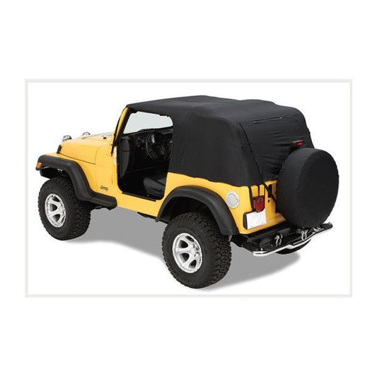 Bestop Emergency Top Black for 07-18 Jeep Wrangler JK 4-Door