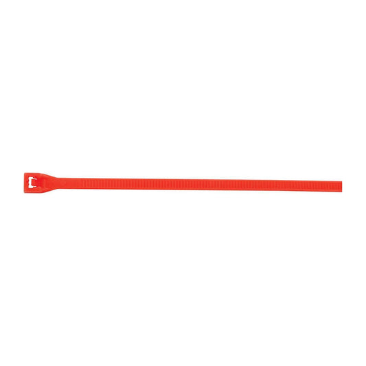 Allstar Performance Nylon Tie Wraps Red 7" 100pk ALL14126