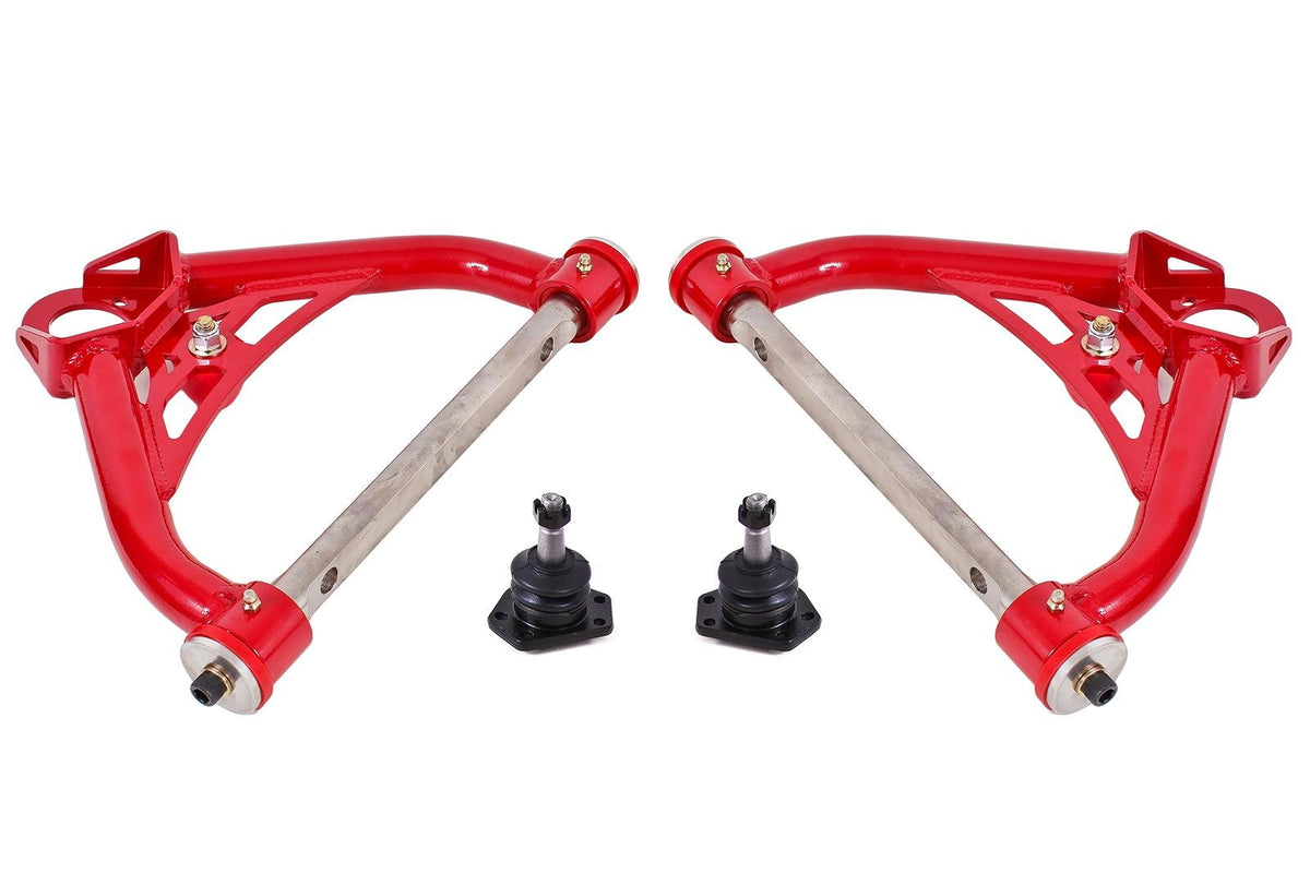 BMR 70-81 2nd Gen F-Body Non-Adj. Upper A-Arms (Polyurethane) - Red