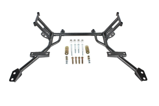 BMR 05-10 S197 Mustang K-Member w/ No Motor Mounts and STD. Rack Mounts - Black Hammertone