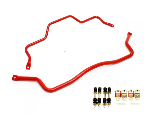 BMR 93-02 F-Body Front & Rear Sway Bar Kit w/ Bushings - Red