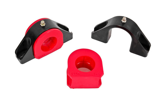 BMR Universal 1.375in Billet Aluminum Sway Bar Mount Mount (Polyurethane) - Black