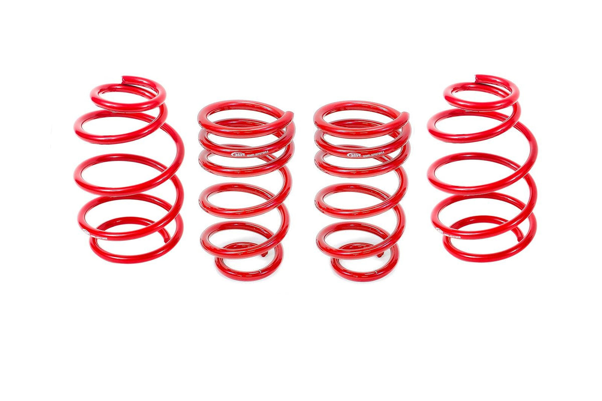 BMR 2010-2015 5th Gen Camaro V8 Lowering Spring Kit (Set Of 4) (1.25in Drop) - Red