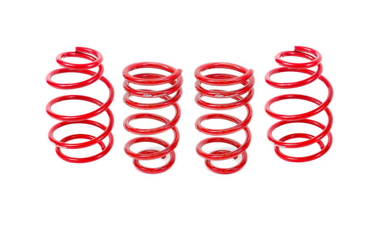 BMR 2010-2015 5th Gen Camaro V8 Lowering Spring Kit (Set Of 4) (1.25in Drop) - Red