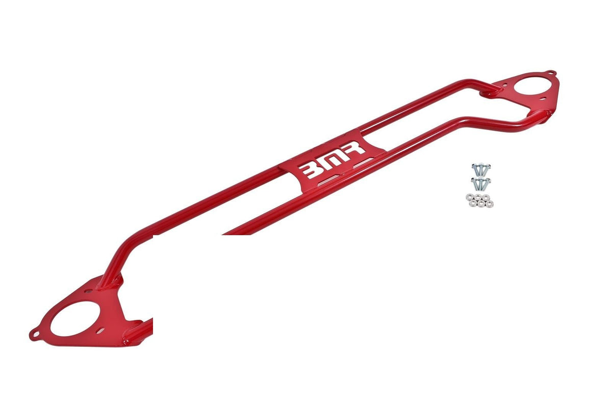 BMR 2016-2024 6th Gen Camaro Front Twin Tube Design Strut Tower Brace - Red