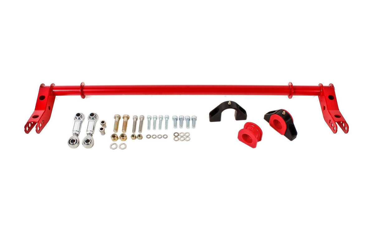 BMR 2010-2015 5th Gen Camaro Rear Hollow 1.375in Xtreme Anti-Roll Kit - Red