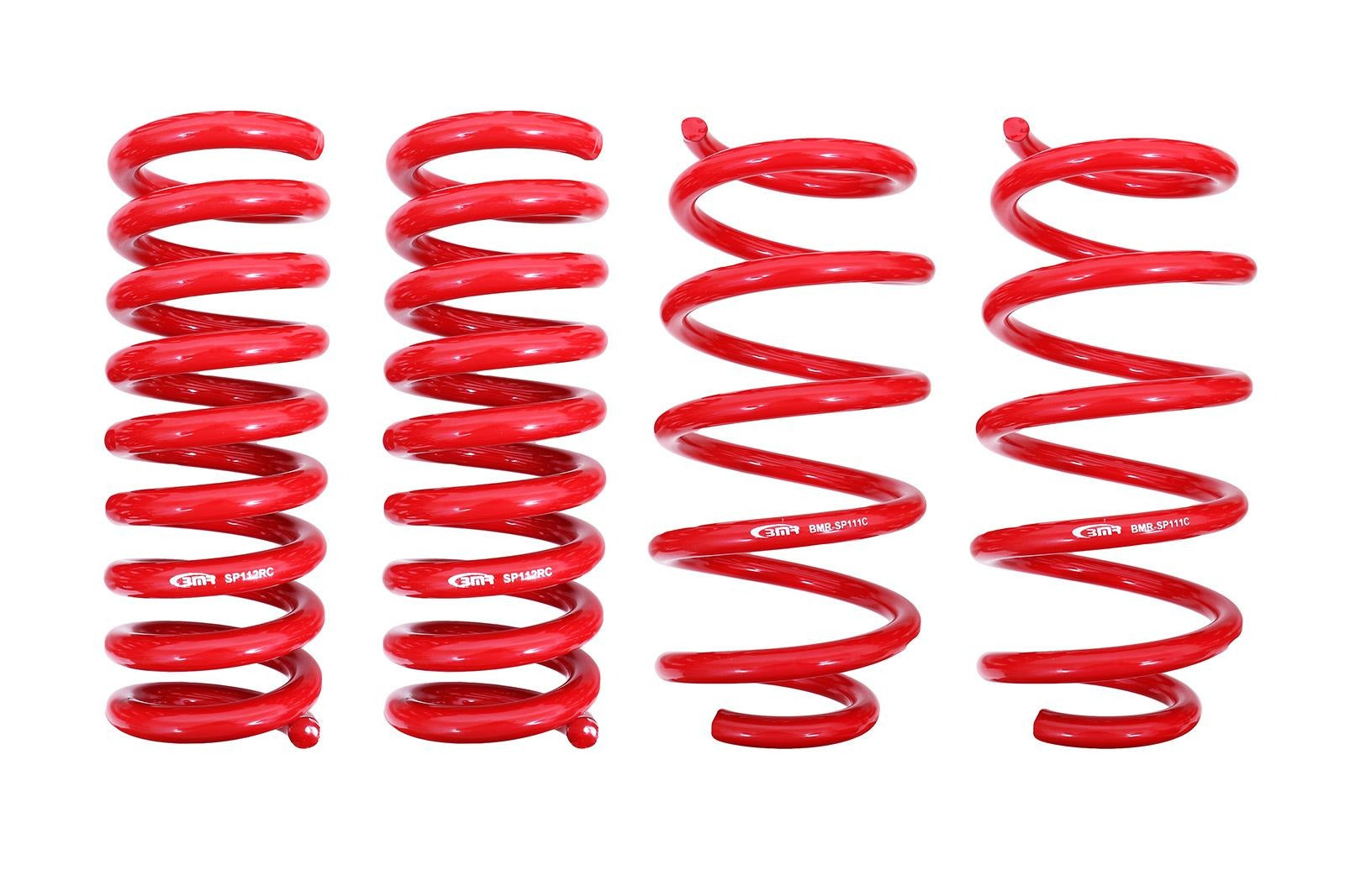 BMR 08-23 Dodge Challenger Lowering Springs 1.25in Drop - Set of 4 - Red